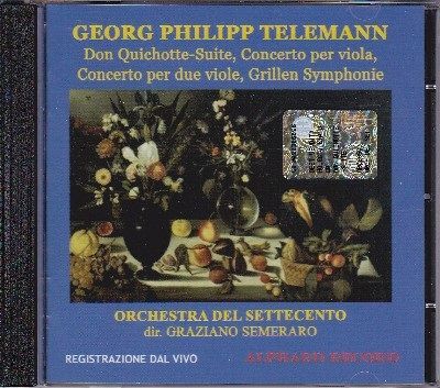 Georg Philipp TELEMANN-Don Quichotte-Suite, Concerti per viole, Grillen-Symphonie
Registrato dal vivo tra il 2005 e il 2007